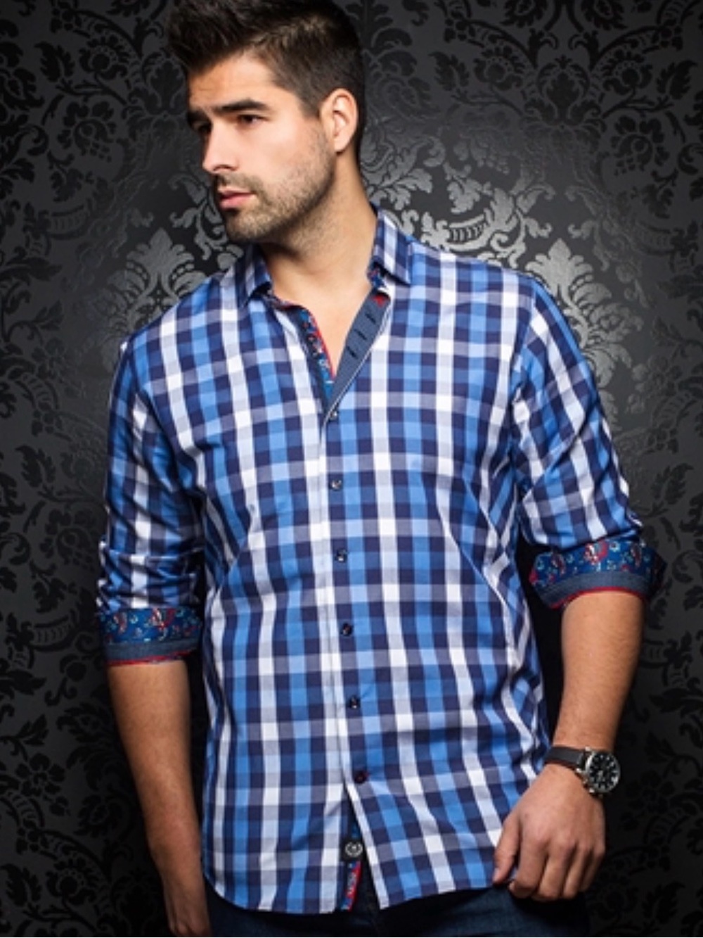 AU NOIR SHIRTS FILIPPO BLUE (FW19)